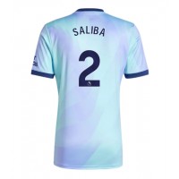 Camisa de time de futebol Arsenal William Saliba #2 Replicas 3º Equipamento 2024-25 Manga Curta